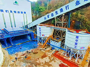 EPC總包 |九江時產800噸機制砂生產線配置現場